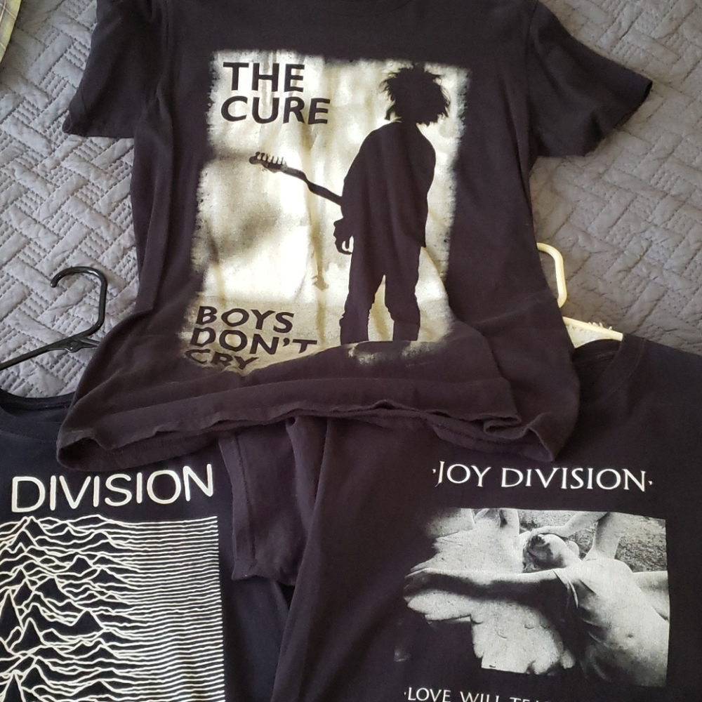 MEN'S THE CURE & JOY DIVISION T SHIRTS